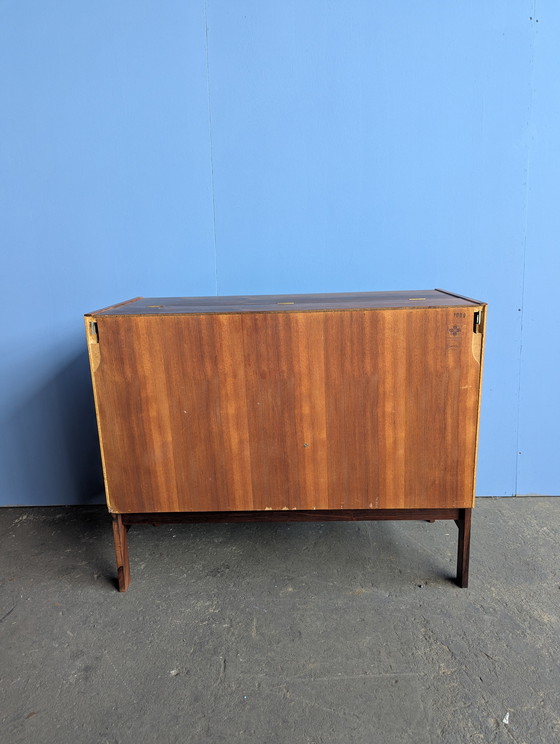 Image 1 of Meuble bar/plateau vinyle vintage danois - HG Furniture