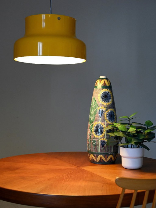 Bumling yellow pendant lamp by Anders Pehrson