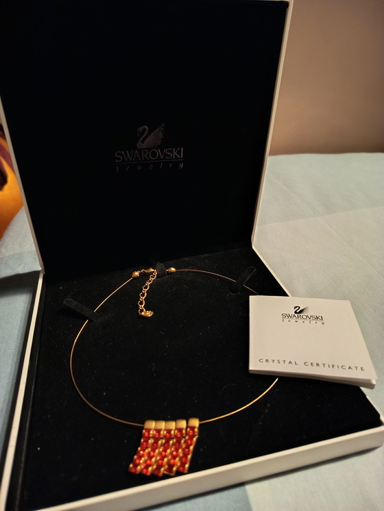 Image 1 of Collana Swarovski placcato oro 