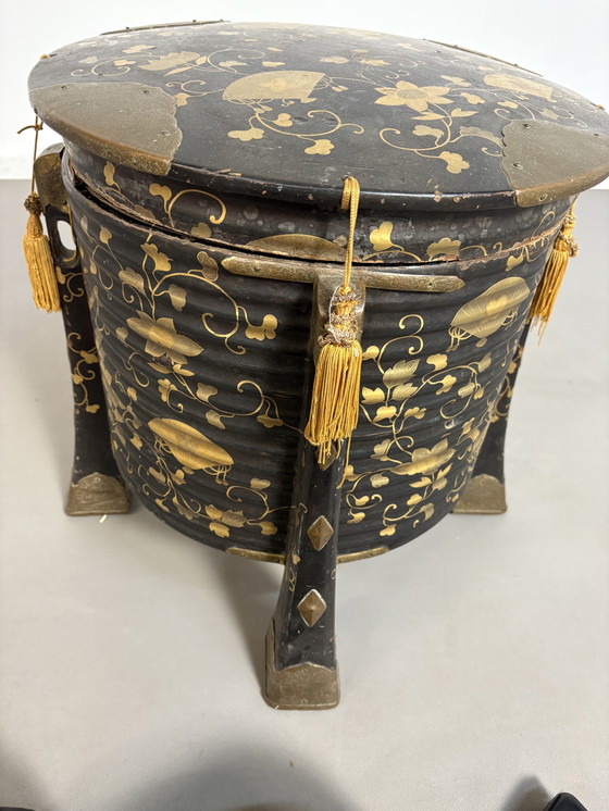 Image 1 of Scatola laccata giapponese antica del XIX secolo