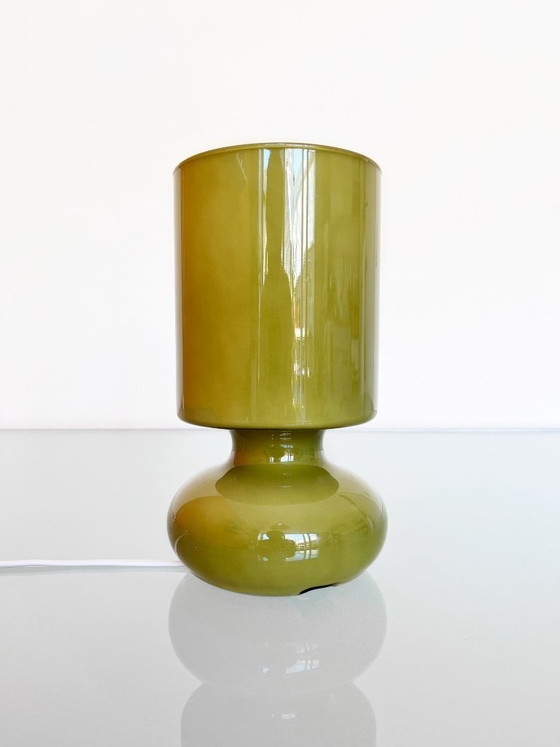 Image 1 of Vintage IKEA Lykta - moss green table lamp