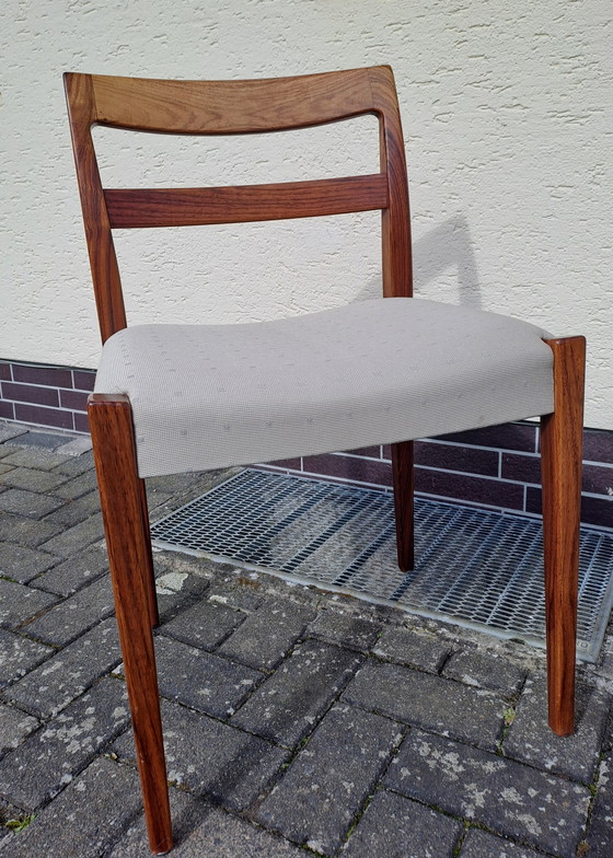 Image 1 of Vintage chairs Hugo Troeds Bjärnum Made In Sweden 4 pieces