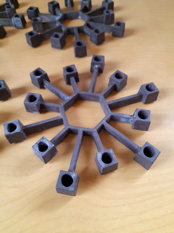 Jens Quistgaard candlestick for Paro, Denmark 1960 – Candle holders, Cast Iron, Metal (photo 3 of 8)