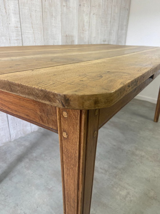 Image 1 of Ancienne table de ferme 170x78cm