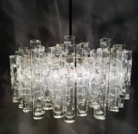 Image 1 of Lampadario/plafoniera di grandi dimensioni di metà secolo di Doria, Germania, anni '60