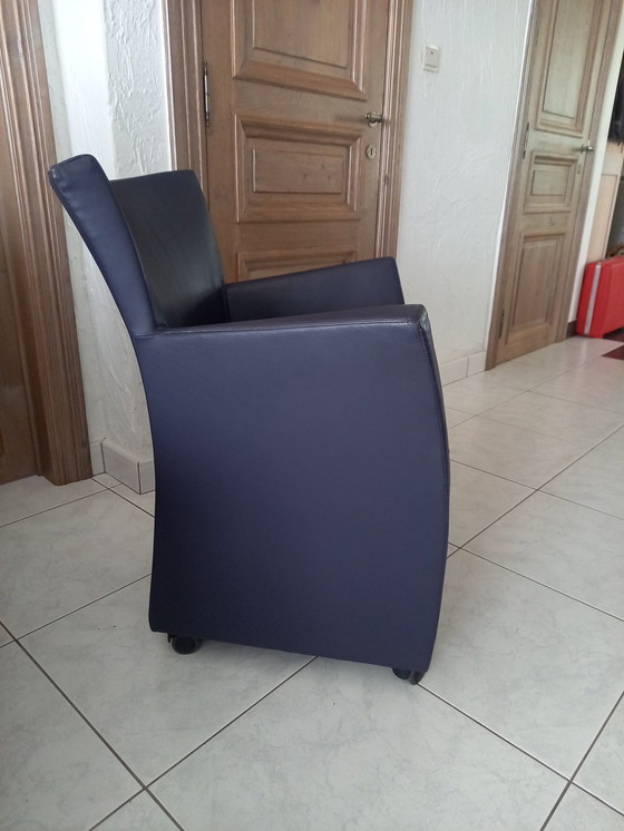 Image 1 of Montis Sitz lila/blau mit Rädern