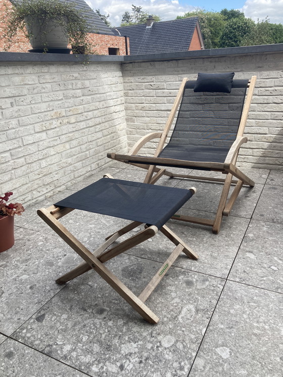 Image 1 of 2x Royal Botania "BEACHER" + Headrest + Footrest