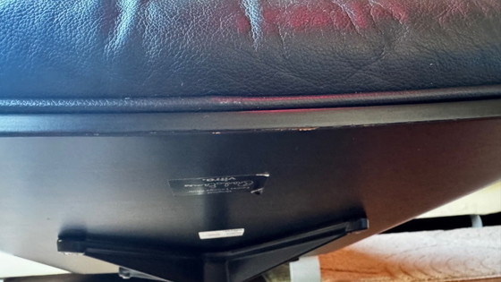 Vitra Charles Eames Lounge Chair + Ottoman Nero Black Ash – Poltrone, Leather, Metal (photo 4 of 15)