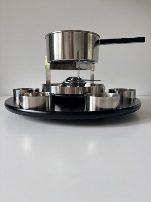 Stelton Fondue-Set – tafelaccessoires, rvs, Wood