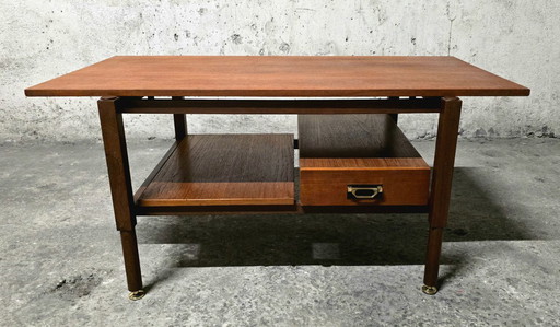 Vintage 60's Teak Drawer Coffee Table