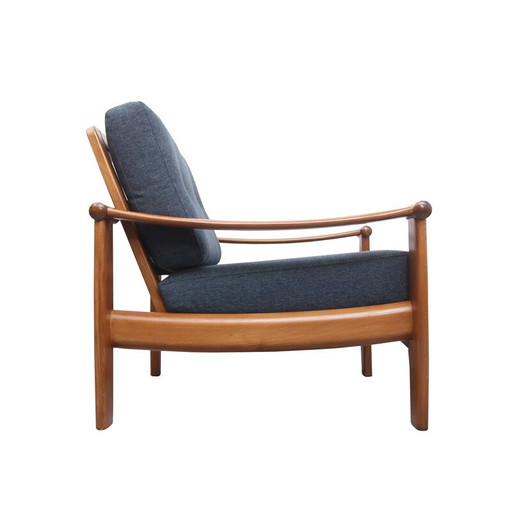 Fauteuil vintage en bleu foncé - années 1960