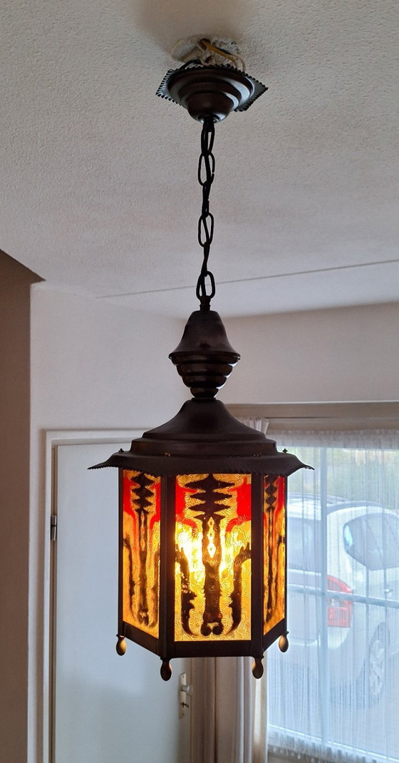 Image 1 of Lampada da sala/ Lampada da sala, originale della Scuola di Amsterdam.