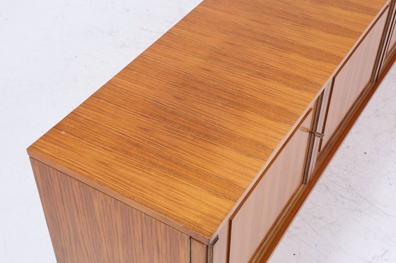 Image 1 of Vintage dressoir 60s Mid Century TV-meubel met laden retro houten opbergruimte #04-22