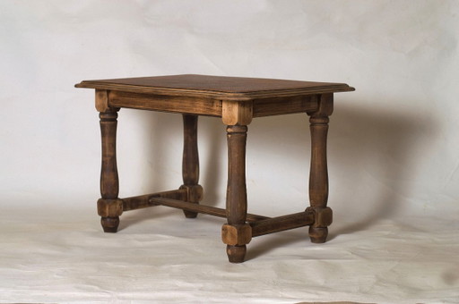 Tavolino da tè rustico in legno di quercia – salontafels, Wood