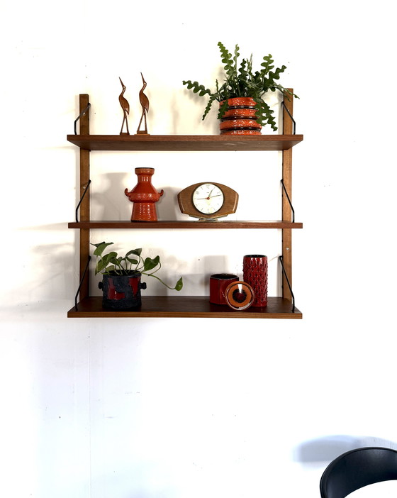 Image 1 of Sistema a parete vintage in teak, Poul Cadovius '60