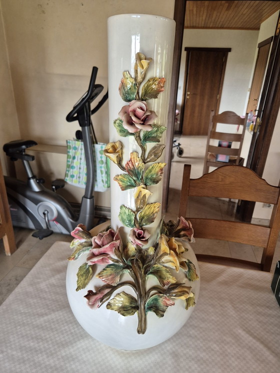 Vaso vintage italiano Bassano degli anni '60 – Oggetti decorativi, Ceramic (photo 4 of 5)