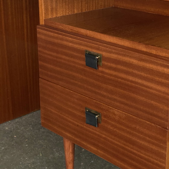 Image 1 of Scrivania in mogano, 1950, restaurata