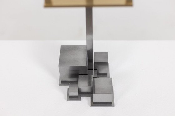 Image 1 of Caballete realizado en metal, bronce y pirita. Obra contemporánea.