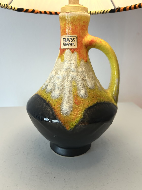 Image 1 of Typische vaaslamp uit de jaren 70 - draadloos - geschikt voor gebruik buitenshuis