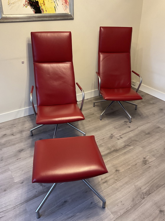 Image 1 of Arco Design Fauteuils Met 1 Voetenbankje