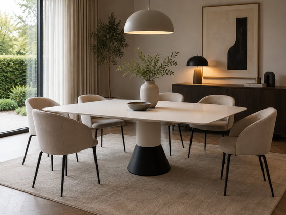 Image 1 of Mesa de comedor Arco Balance - Dune (crema) - Arnold Merckx