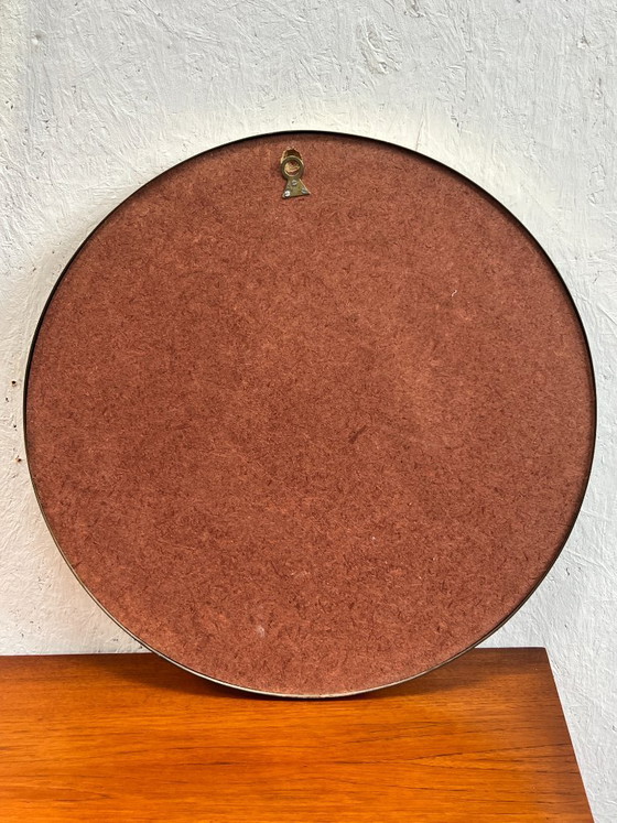 Miroir rond vintage en laiton, style Hollywood Regency – Brass (photo 10 of 10)