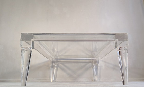 Image 1 of ✨💎 Exceptionnelle grande table basse FABIANART – Altuglas massif – Made in Italy 💎✨