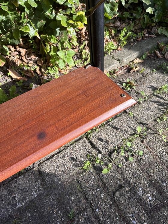 Vintage open boekenplanken wandsysteem a la Paul Cadovius – Wandrek, Metal, Wood (photo 7 of 14)