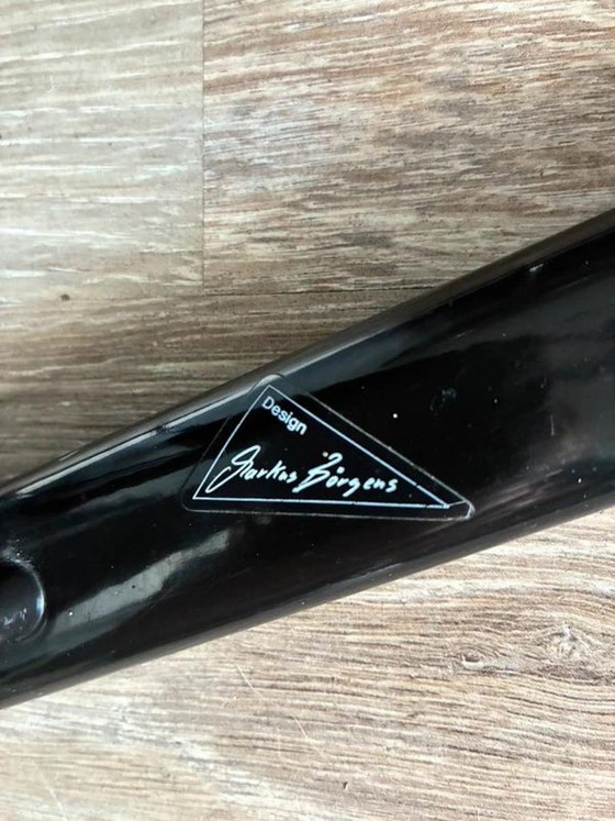 Markus Børgens per D-Tec Portariviste, Design Postmoderno Anni '80, Metallo, Nero, 1980 (foto 5 di 6)