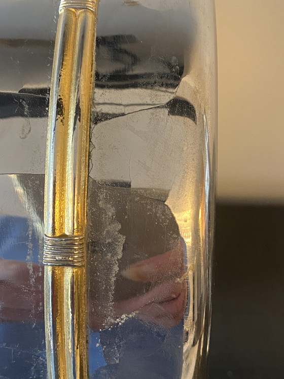 Image 1 of Vintage 60s/70s and rare Gucci ice cream or caviar bucket in silver-plated metal