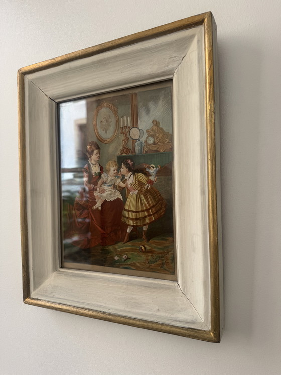 Image 1 of Gouache sur papier ancienne