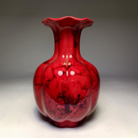 Zsolnay - Vaso - Vaso Eosina Rosso - Porcellana – Vasi, Porcelain (photo 10 of 22)