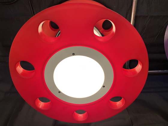 Image 1 of In- Outdoor Leuchte Kabelrolle Linea Light Italy 90‘s Kunststoff Design