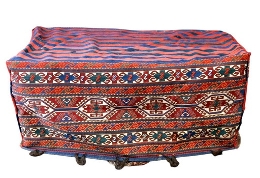 Mafrash, antica borsa kilim dei nomadi Shahsavan