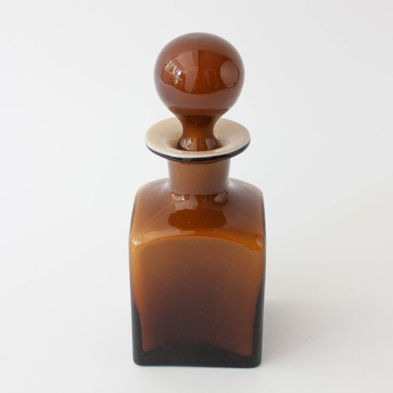 Vintage 1960s Brown Opaline Glass Bottle from Marinha Grande – Table accessories (photo 6 of 12)