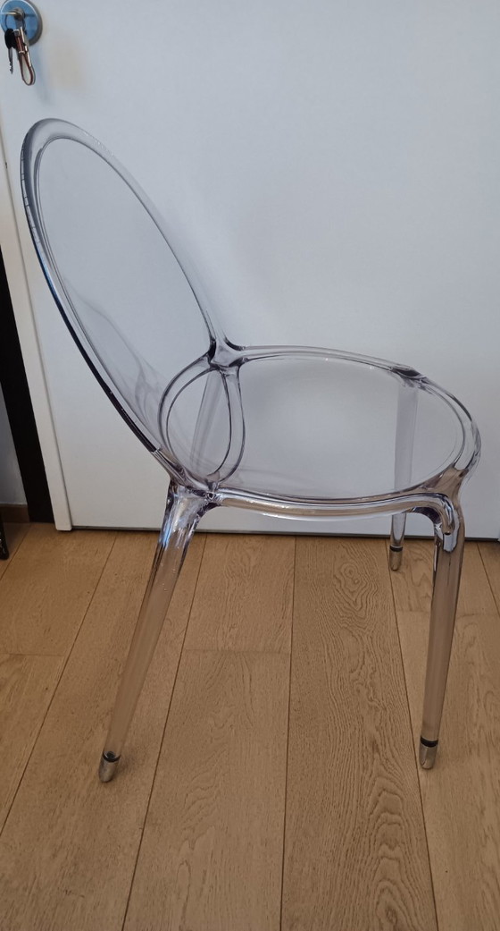 Image 1 of Lot de 4 chaises LOOP transparentes - Cédric Ragot pour Roche Bobois