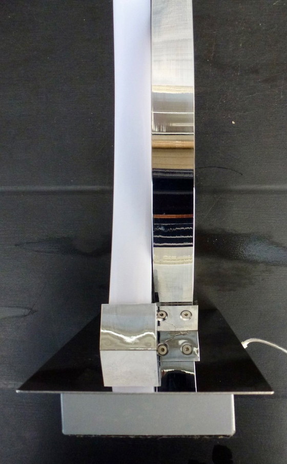 Image 1 of Lámpara de mesa EGLO Lasana 2 - 2 luces - Cromo - Blanco.