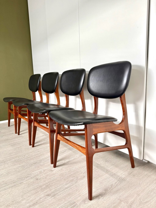 4x chaise vintage