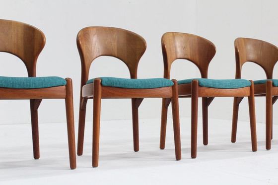 Image 1 of Vintage Danish Dining Chairs by Schou Andersens Mobelfabrik, 1960s, Set of 4