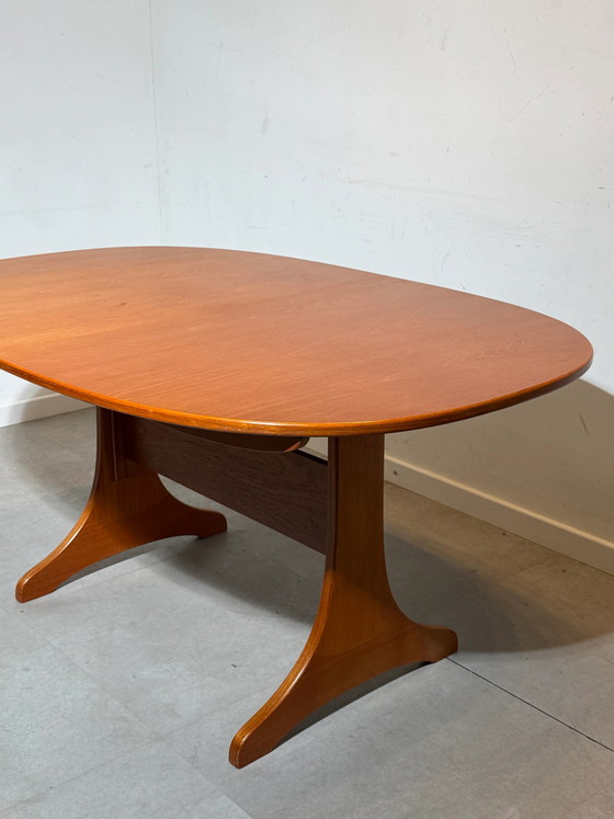 Vintage Extendable Teak Dining Table – Mid-Century Modern (photo 6 of 6)