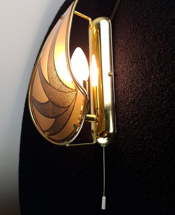 Image 1 of Vintage wandlamp Hollywood regency jaren 70