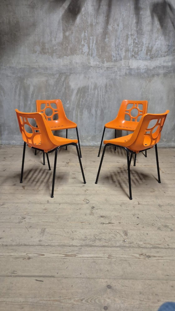 Image 1 of Space Age Garden Chairs, East Germany, 1970s — Set of 4