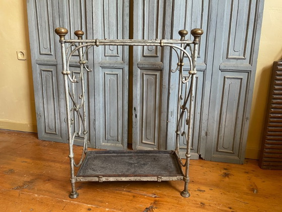 Image 1 of Porte-parapluie Art Nouveau Français Vintage