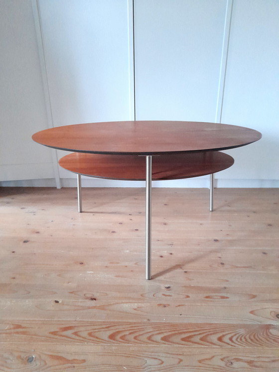 Image 1 of Bellissimo tavolino da caffè ovale danese a treppiede
