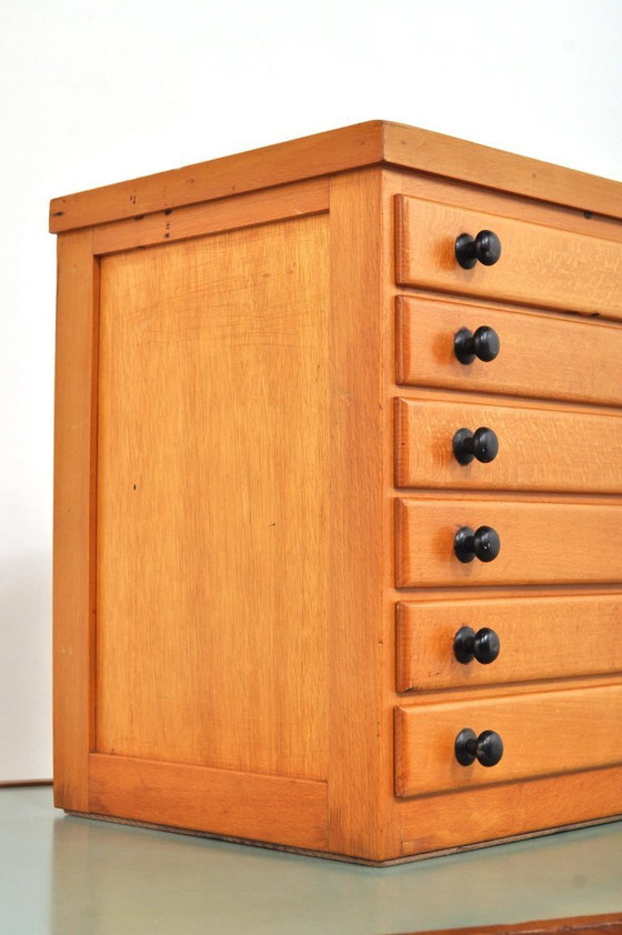 Image 1 of Mobiletto portagioie vintage in faggio, anni '50