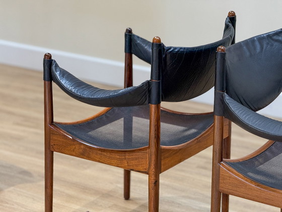 Image 1 of Table et chaises à rallonge pour salle à manger (par Kristian Solmer Vedel)