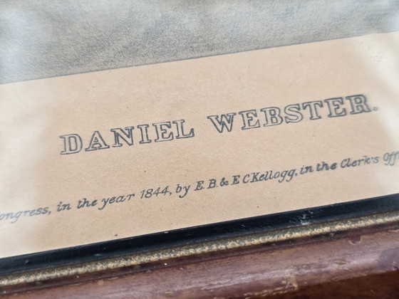 Image 1 of 4 litografie antiche in un elenco di personaggi famosi degli Stati Uniti