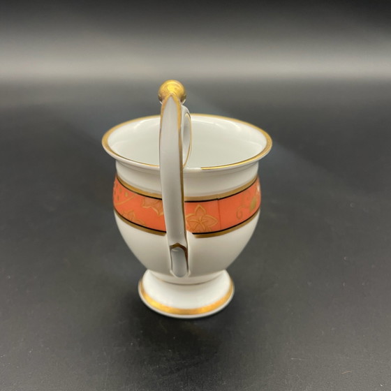 Freiberger Porzellan Mocha Cup with Gold Decoration, Sachsen Germany, Freiberger Porzellan, Sachsen, Crockery (photo 2 of 10)