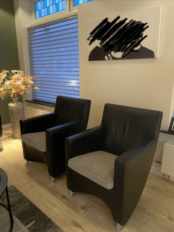 Image 1 of Canapé et fauteuils Leolux