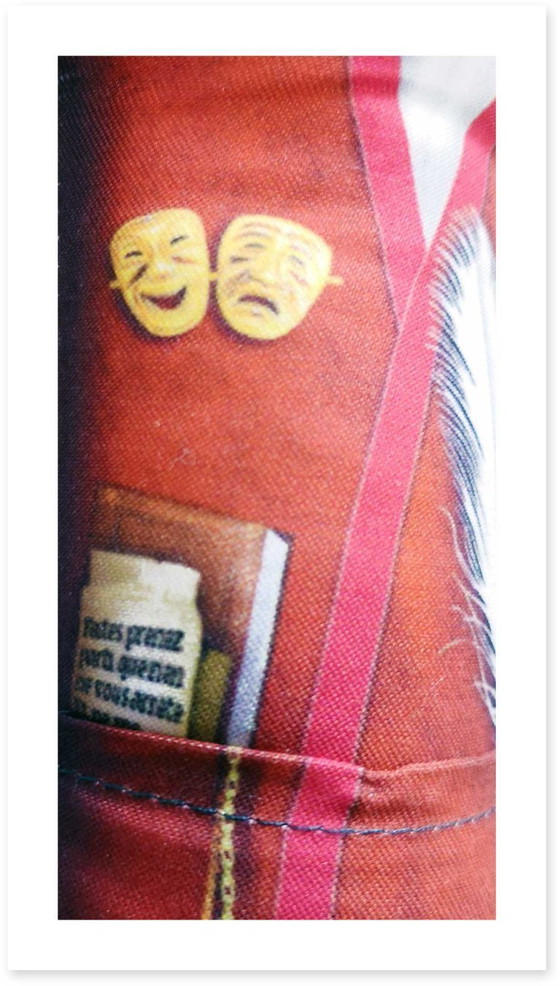 Image 1 of Moliere Art Doll | Handmade Textile Figurine | French Playwright Gift | Literature Teacher Gift | Library Decor